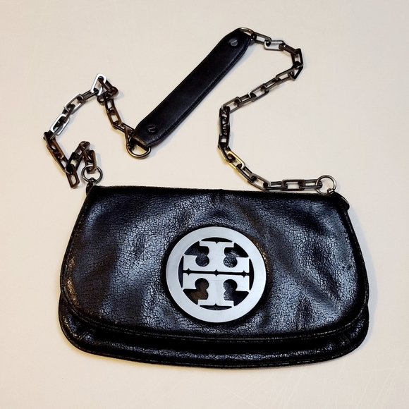 Tory Burch Handbags - Tory Burch metallic handbag clutch amanda crossbod